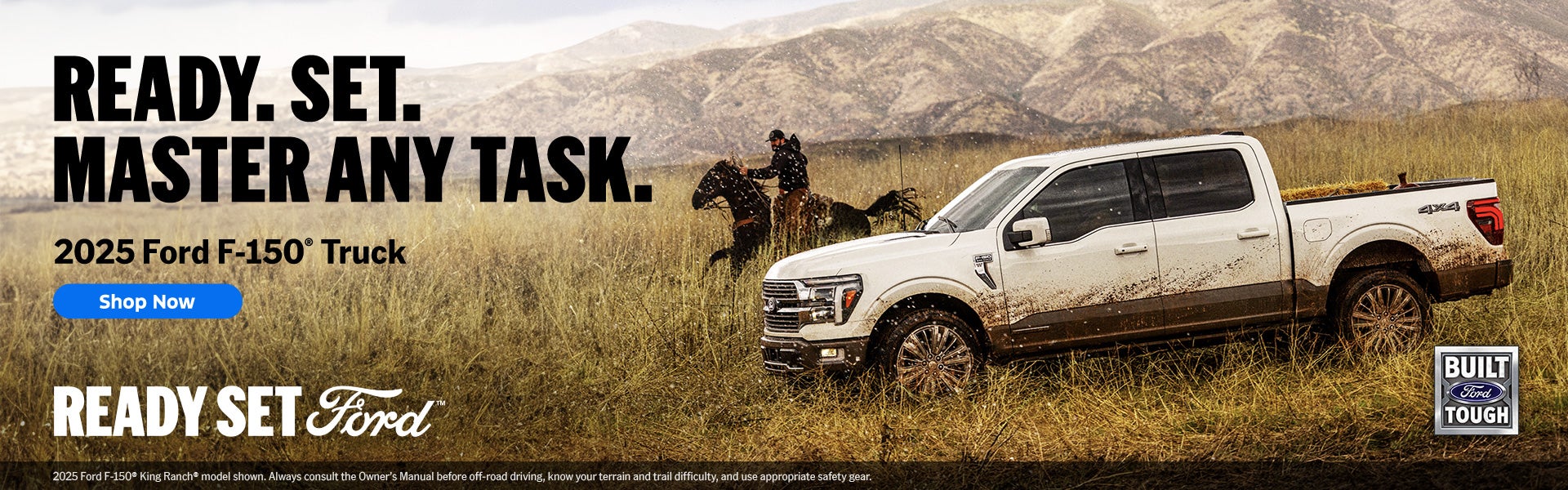 Ready. Set. Master Any Task. At Visalia Ford!