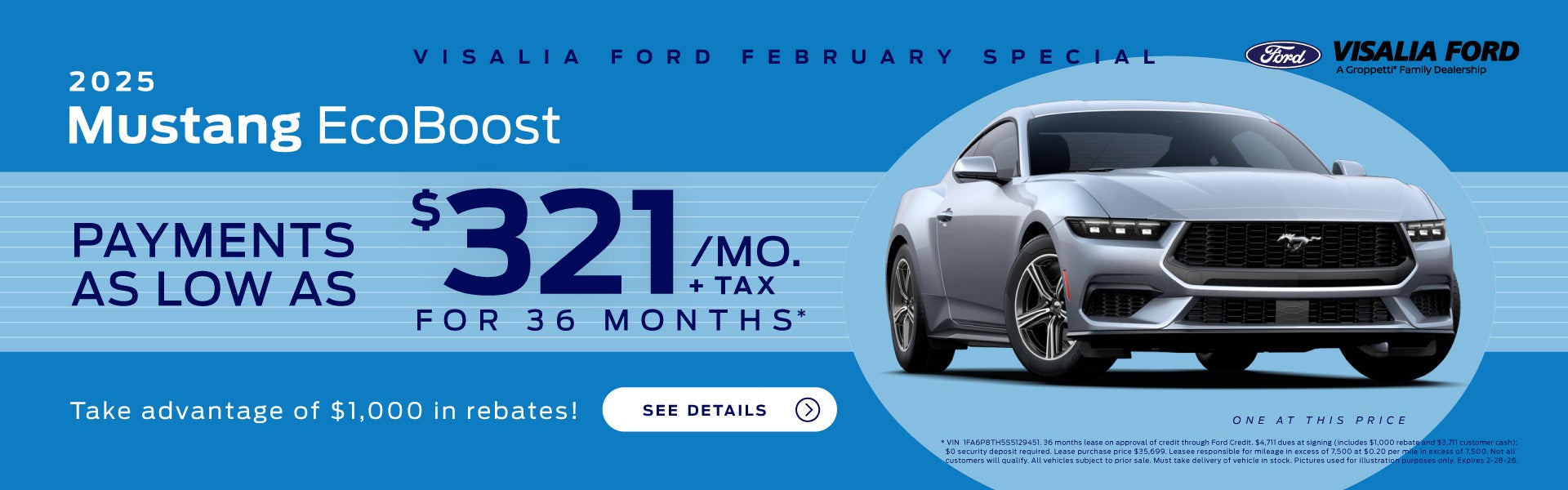 February Ford Special - 2025 Mustang EcoBoost