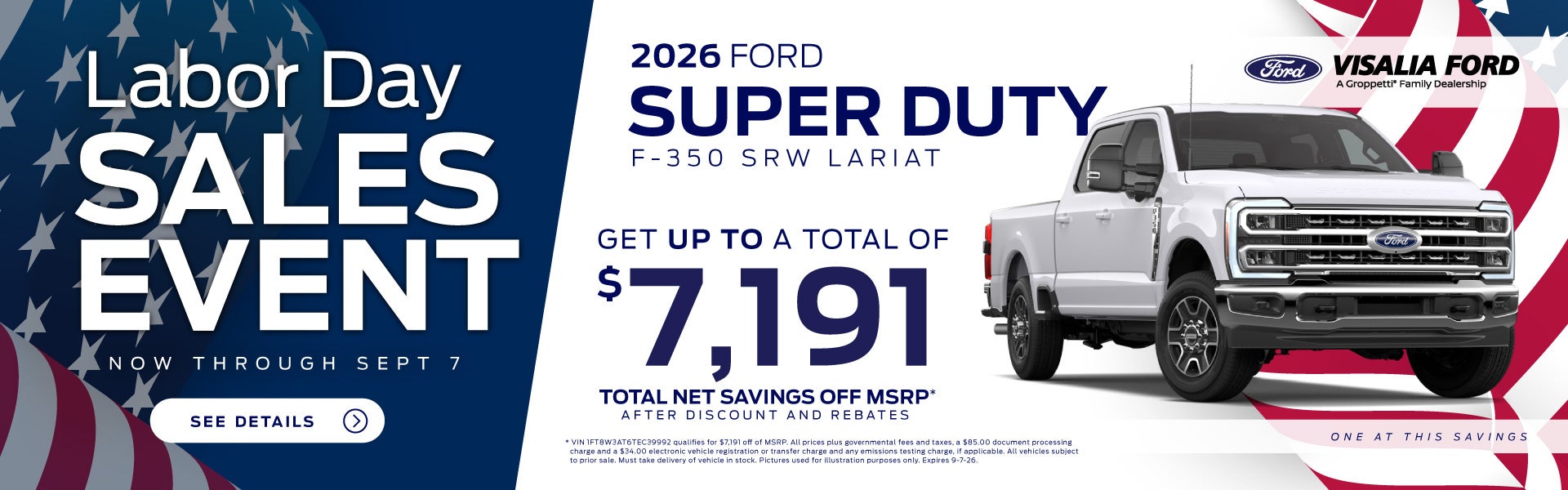 Labor Day Sales Event - 2026 Super Duty F-350