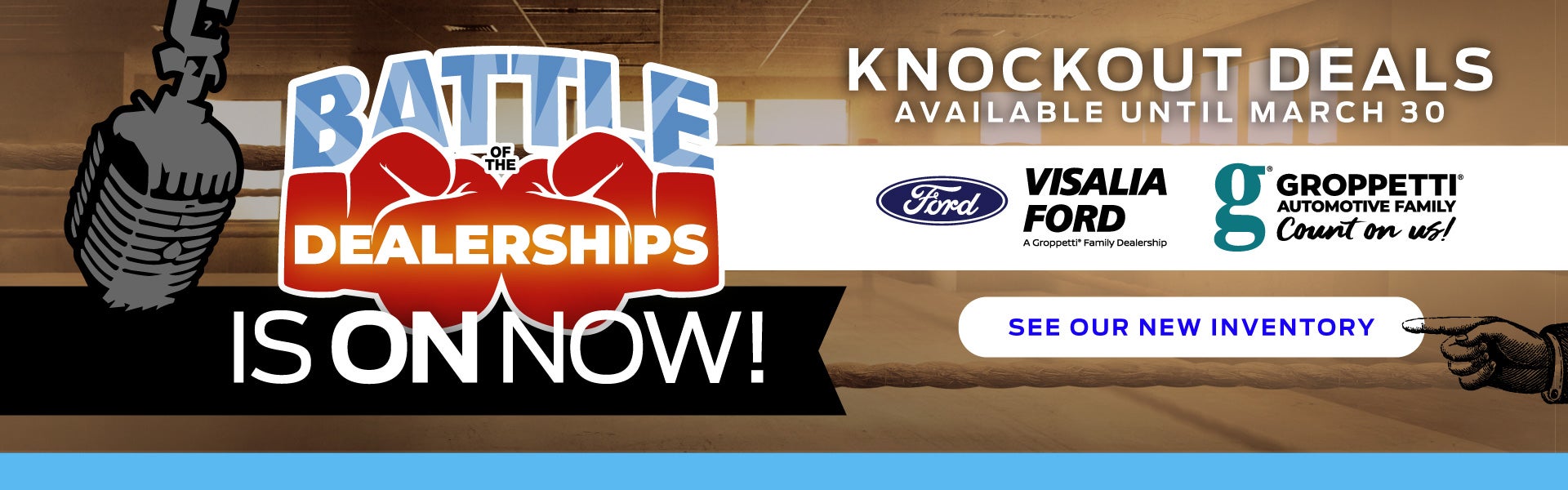Battle of the Dealerships is ON NOW! Only at Visalia Ford!
